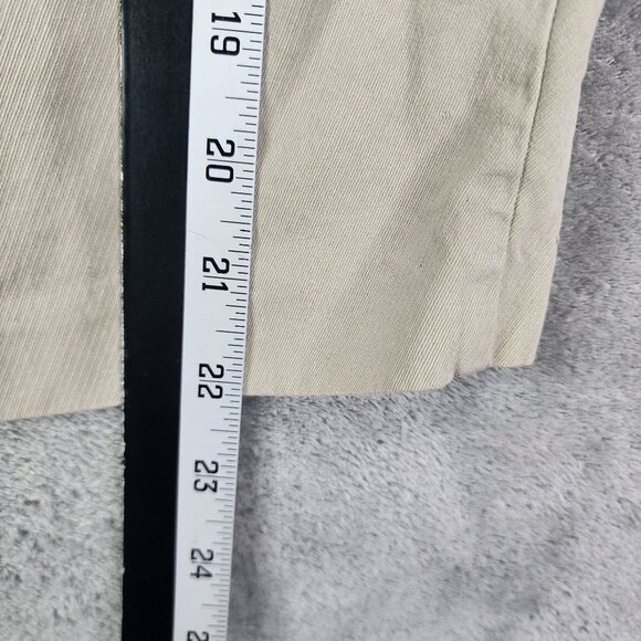 Mens Beige Tommy Bahama Pleated Shorts Silk & Cotton Blend 10" Inseam Size 42L - Picture 11 of 12